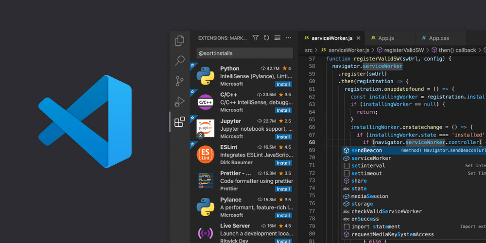 Visual Studio Code-Funktionalität