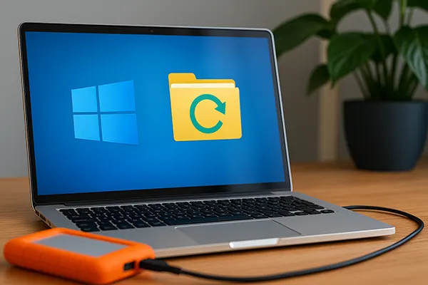 Backup desde disco externo