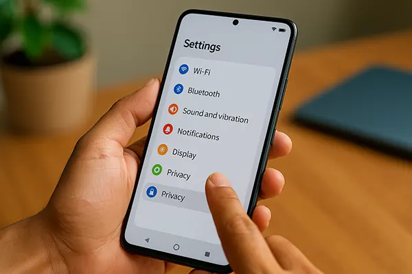 Handy-Datenschutzoptionen