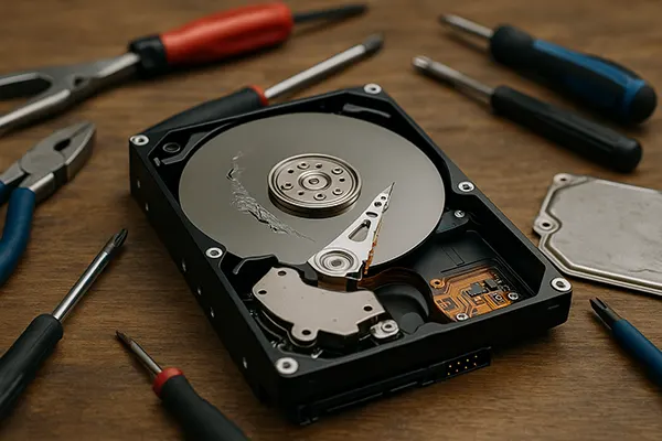 Broken storage device