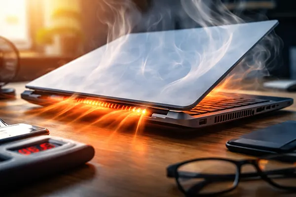 Laptop ventilation og støv